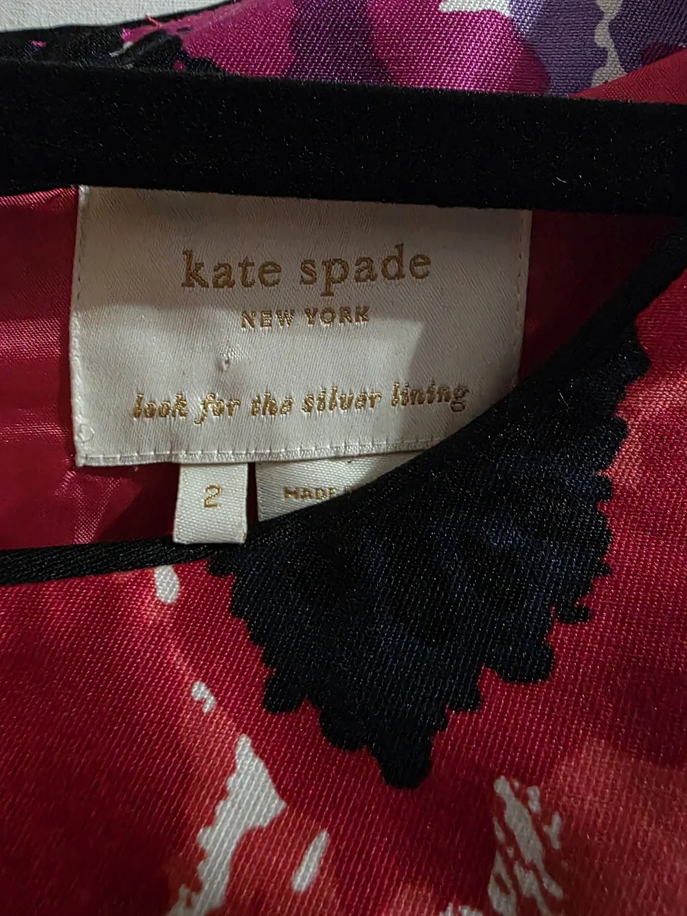 Kate Spade New York Jess In Full Bloom Floral Fit & Flare Dress Size 2